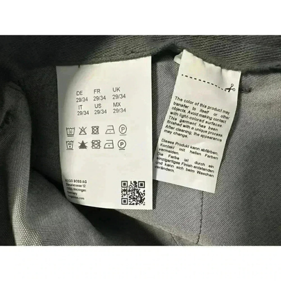 Hugo Boss Delaware Slim-Fit Stretch-Denim Jeans Green Size 29-34‎ - Picture 6 of 8